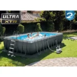 Kit Piscine hors sol tubulaire INTEX - Ultra XTR - 732 x 366 x 132 cm - Rectangulaire (Filtre à sable) + Robot aspirateur Intex – Image 4