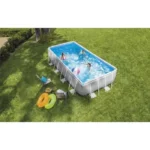 Kit piscine prism frame rect tubulaire (l)4,88 x (l)2,44 x (h)1,07m et pédiluve – Image 3