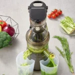 Extracteur de Jus de Fruits et Légumes - Grand Bouche 80mm Sans BPA - 96,5 % de Rendement en Jus - Gris – Image 3