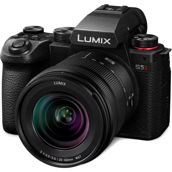 lumix-s5ii-20-60mm-f35-56-7 Panasonic Lumix S5II + 20-60mm F3.5-5.6 Appareil photo hybride Plein format 24.2Mp / 6K25p avec 20-60mm F3.5-5.6 – Image 1