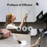 Nettoyeur Vapeur Main Portable - Haute Pression 3 Bar - 2500W - Nettoyeur Vapeur pour Cuisine Salle de Bain/Maison/Auto/Tissus – Image 5