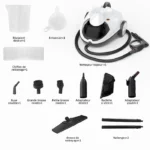 Nettoyeur Vapeur - Avec 13 accessoires - 4.5 bars - 2000W-Pour Cuisine/Salle de Bain/Maison/Auto/Tissus – Image 5