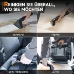 Nettoyeur Vapeur - Shampouineuse 1700W pour Canapés/Tapis - 15KPa - Réservoir 1600ml - Tuyau 1,8m et Cordon 5m – Image 3