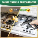 Nettoyeur Vapeur - 2000 W - 4 bars, câble d'alimentation de 4.5 mètres, Élimine jusqu'à 99,9 % des virus et, Nettoyeur à vapeur – Image 5