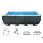 Piscine tubulaire hors sol - INTEX - 549 x 274 x h132 cm - Filtre à sable - Capacité 17.203 l – Image 2