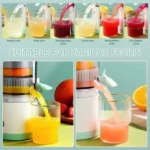 Presse Agrume Électrique,Presse-Oranges Presse-Citrons Électrique Extracteur de Jus Portable avec Recharge USB – Image 4