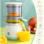 Presse Agrume Électrique,Presse-Oranges Presse-Citrons Électrique Extracteur de Jus Portable avec Recharge USB – Image 2