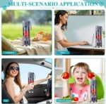 Presse-agrumes électrique portable - 12 lames avec affichage numérique, 3 modes, nettoyage facile, violet – Image 2