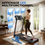 Tapis de course pliable - RAOO MIN - 3.0HP - max. 14km/h - Pente manuelle 12% - Charge 150kg – Image 2