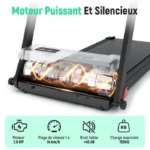 RAOO MIN — Tapis de course pliable 3.0 HP, 12 programmes, 1–14 km/h, inclinaison 0–10%, Bluetooth, écran tactile – Image 2