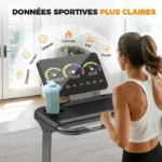 RAOO MIN Tapis de course pliable 3,0 HP - 12 km/h, inclinaison 11%, capacité 150 kg, 12 programmes – Image 2