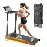 RAOO MIN Tapis de course pliable 3,0 HP - 12 km/h, inclinaison 11%, capacité 150 kg, 12 programmes