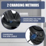 Retekess TA006 Casque TV Sans Fil, Casque Audio, 8 H, Portée de 30 m, Casque Stéréo 3,5 mm, Entrée RCA, Câble Coaxial, Câble Audio – Image 5