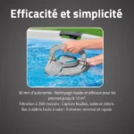 BESTWAY Bestway Robot piscine rechargeable Quartz - nettoyage fond plat - 10 m² max – Image 2