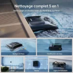 Robot nettoyeur de piscine - Beatbot - AquaSense 2 PRO - Automatique - 12 m - Noir – Image 2