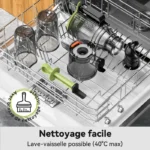 Sans Préparation Extracteur de Jus,Nettoyage installer Rapide,115mm Extracteur de Jus Lent,Rendement en jus de 99 %,1,2 L – Image 2