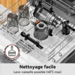 Sans Préparation Extracteur de Jus,Nettoyage installer Rapide,115mm Extracteur de Jus Lent,Rendement en jus de 99 %,1,2 L – Image 2