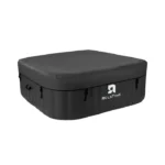 Spa gonflable 6 places - RELXTIME - Carré - 130 micro-jets - Température jusqu'à 40°C - Noir – Image 6