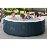 Spa gonflable BESTWAY - Lay-Z-Spa Miami - 140 airjets - 196 x 66 cm - 4 à 6 places - Rond + Balai aspirateur électrique Aquascan – Image 4
