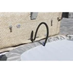 Spa gonflable BESTWAY - Lay-Z-Spa Rome - 180 airjets - 201 x 201 x 71 cm - 5 à 7 places - Carré (couverture, cartouche, diffuseur) – Image 6