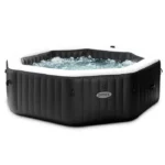 Spa gonflable INTEX - Carbone - 218 x 71 cm - 6 places - Octogonal