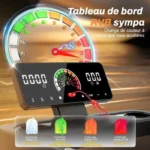 Tapis de course avec 10% d'inclinaison - Tapis de machine électrique - 1-12km/h - Moteur 3,0HP - Ecran LED - Surface 40 x 97 cm – Image 2