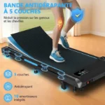 Tapis de Marche, Tapis de Course 4 en 1 Pliable - Vitesse 1-10km/h – Inclinaison 9% -Moteur 2.75HP Silencieux – Image 2