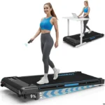 Tapis de Marche, Tapis de Course 4 en 1 Pliable - Vitesse 1-10km/h – Inclinaison 9% -Moteur 2.75HP Silencieux