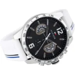 Tommy Hilfiger Mixte Multi-Cadrans Quartz Montre avec Bracelet en Silicone 1791475 – Image 3