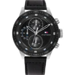 Montre - Tommy Hilfiger - 1791810 - Cuir Noir - Quartz - Étanchéité 5 Atm