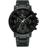 Montre - Tommy Hilfiger - 1710383 - Acier inoxydable - Noir - Quartz - 5 ATM