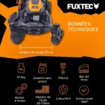 Tondeuse thermique autotractée 51cm 170cm3 - FUXTEC FX-RM5170agile - Roues Pivotantes 60L Easy Clean Mulching – Image 3