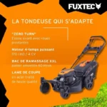 Tondeuse thermique autotractée 51cm 170cm3 - FUXTEC FX-RM5170agile - Roues Pivotantes 60L Easy Clean Mulching – Image 5