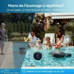 Robot skimmer solaire - ULTENIC - PS1 - Autonomie durable - Nettoyage silencieux - Zigzag anti-blocage – Image 2