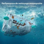 Robot skimmer solaire - ULTENIC - PS1 - Autonomie durable - Nettoyage silencieux - Zigzag anti-blocage – Image 4