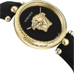Montre Quartz Femme - VERSACE - Palazzo VECO02722 - Noir - Cuir - 30 Atm – Image 3