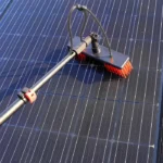 XPOtool Brosse de lavage – 295 x 72 x 8950 mm – avec Manche télescopique de 9 m Kit d’Amenée d’eau et Tuyau de 15 m – pour Fenêtres, – Image 2