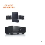 Pack Home Cinema - YAMAHA - YHT4960 BL - 5 canaux - Ampli 8K/4K - Bluetooth/Wi‑Fi/AirPlay